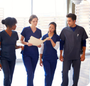 four medical workers