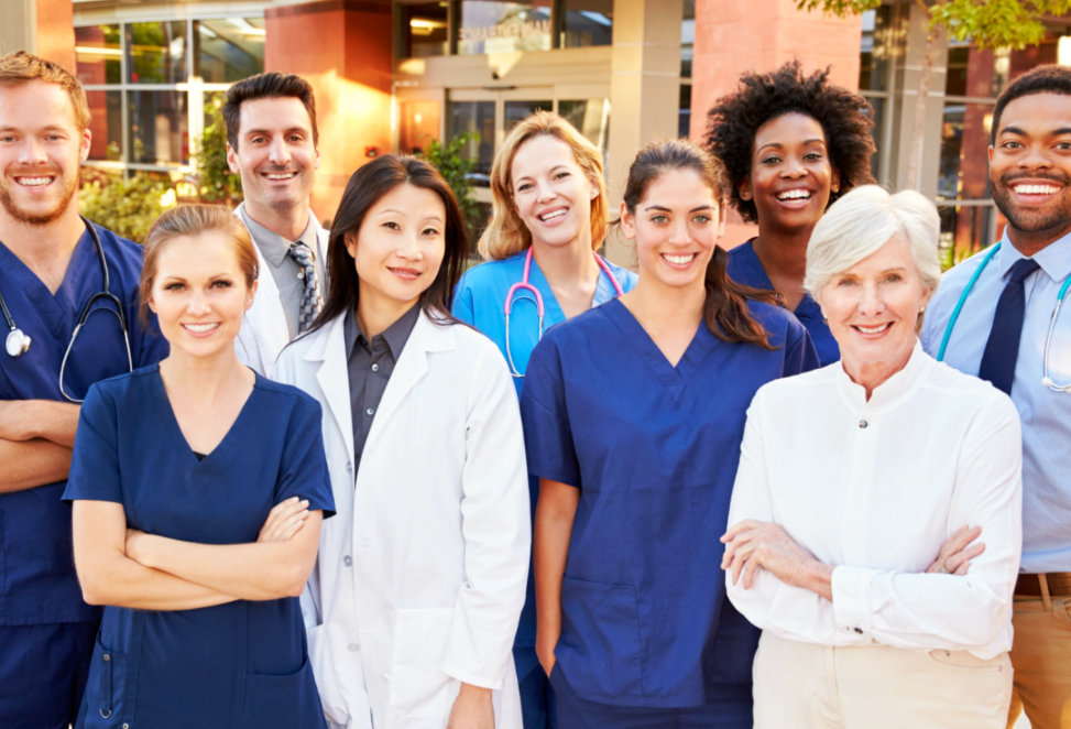 nine medical workers